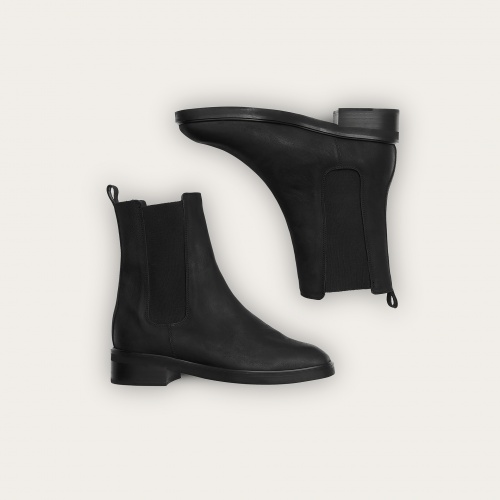 Arava Chelsea Boots, black nubuck | Balagan Studio