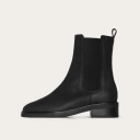Arava Chelsea Boots, black nubuck