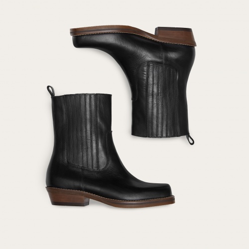 Rokev cowboy boots, black | Balagan Studio