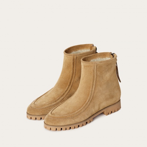 Moten Boots, sand velvet OUTLET | Balagan Studio