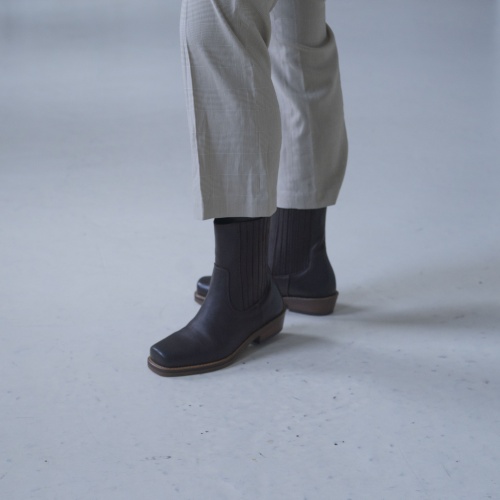 Rokev cowboy boots, waxed brown | Balagan Studio