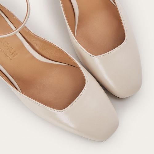 Sira Heels, cream OUTLET| Balagan Studio