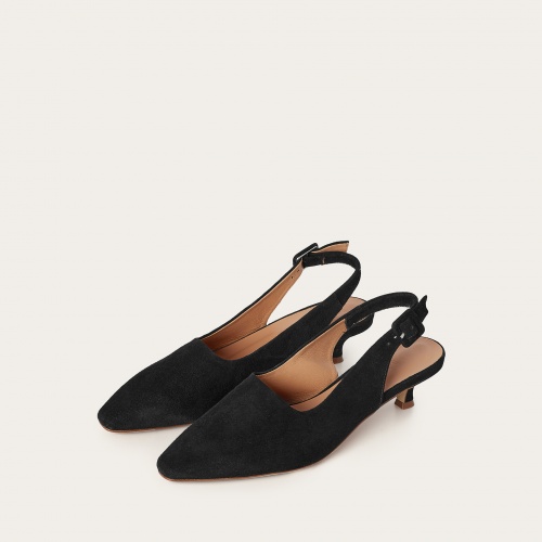 Viva Heels, black suede OUTLET | Balagan Studio