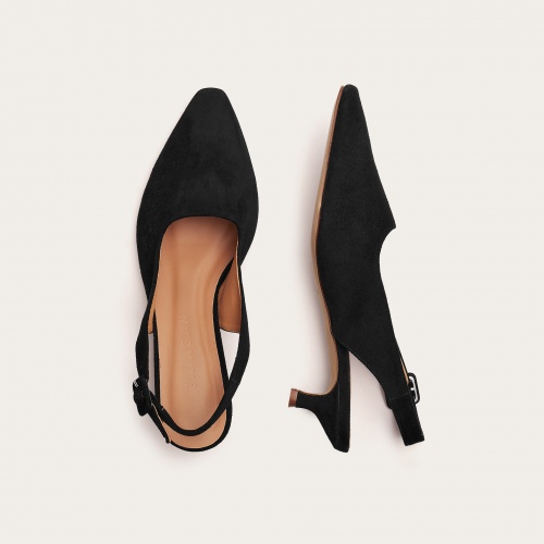 Viva Heels, black suede OUTLET | Balagan Studio
