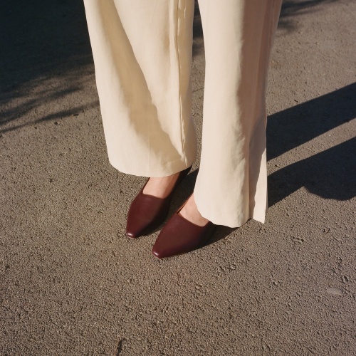 Virginia Heels, aubergine | Balagan Studio