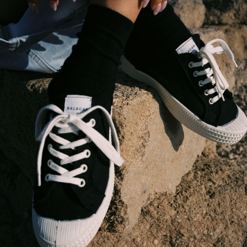 Novesta Star Master women's sneakers VEGAN, black | Balagan Studio