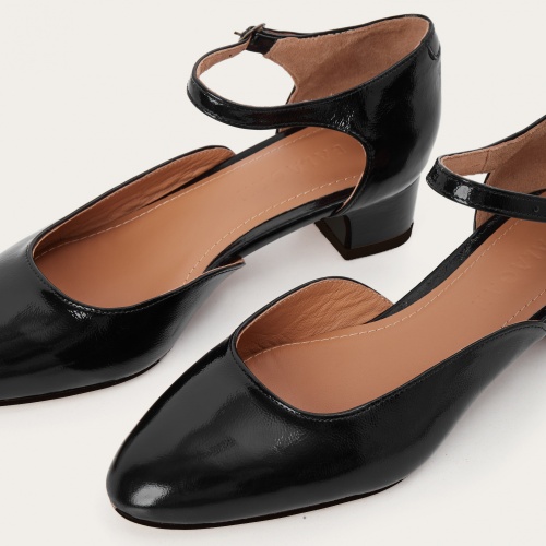 Forte Heels, glossy black OUTLET | Balagan Studio