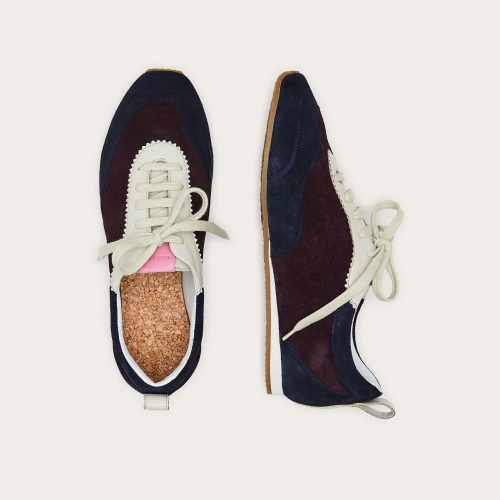 Ritza sneakers, inked velvet | Balagan Studio
