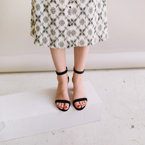 Ulam Sandals, black suede | Balagan Studio