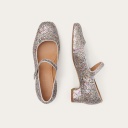 Dora Low Heels, confetti