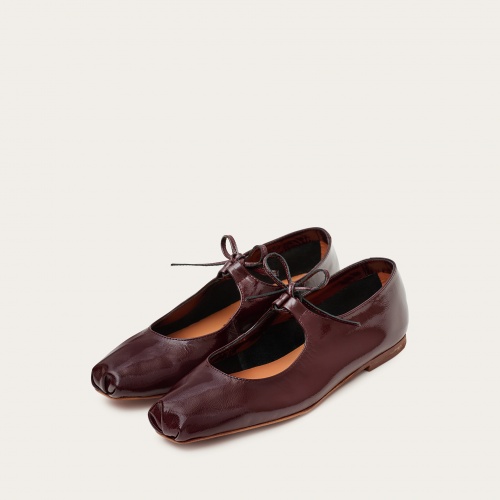 Batsheva Ballerina, glossy bordo | Balagan Studio