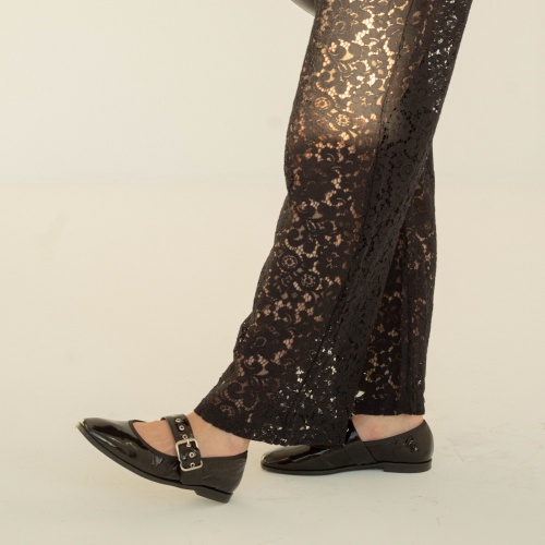 Louisine Ballerina, glossy black | Balagan Studio