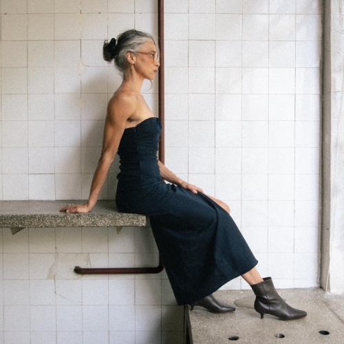 Vivian botki, ciemny brąz | Balagan Studio