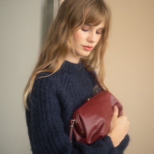 Rofe Bag M, claret OUTLET | Balagan Studio