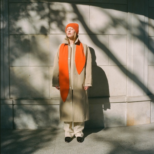 Wanda szalik, pomarańczowy| Balagan Studio