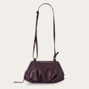 Plis torebka M, burgund
