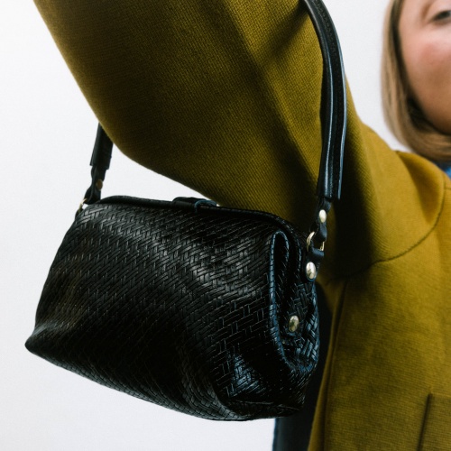 Roha Bag S, black braid | Balagan Studio