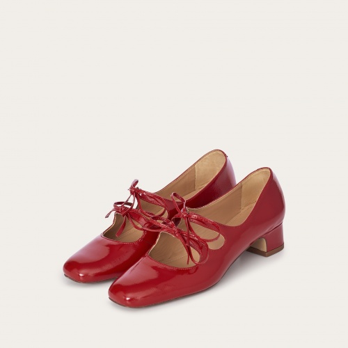 Greta Heels, glossy red | Balagan Studio