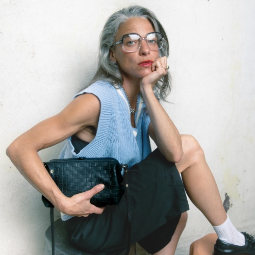 Rofe Bag M, matte black braid OUTLET | Balagan Studio
