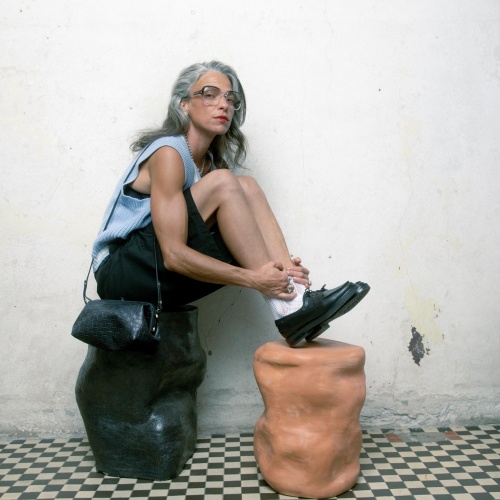 Rofe Bag M, matte black braid OUTLET | Balagan Studio