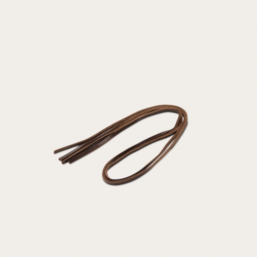Shoelaces Tefer Flats, desert brown velvet | Balagan Studio