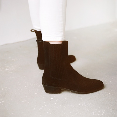 Ukaf Boots, black suede | Balagan Studio