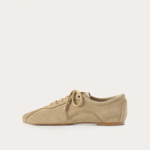Bowling Flats, wheat velvet | Balagan Studio