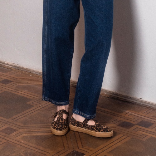 Sababa sneakersy, cętki welur| Balagan Studio