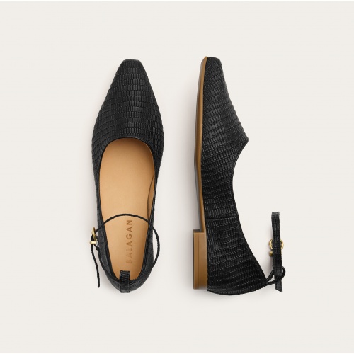 Bijoux Ballerina, black lizard | Balagan Studio
