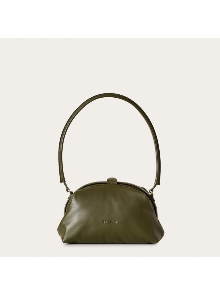 Hug bag torebka M, ciemnozielony | Balagan Studio