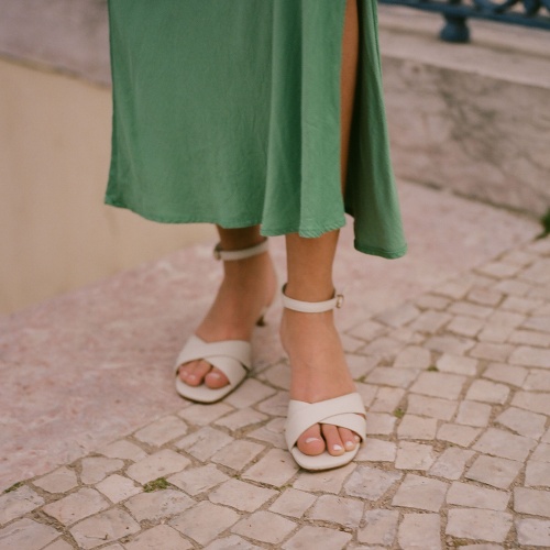 Shosh Sandals, off white| Balagan Studio