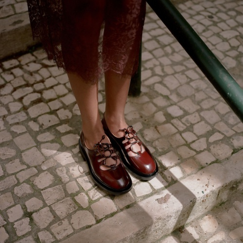 Ruby Flats, glossy bordo | Balagan Studio