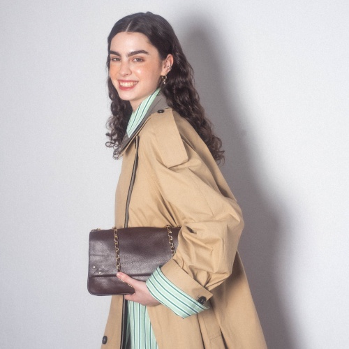 Gabrielle Bag M, deep brown | Balagan Studio
