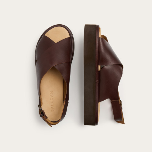 Sheikh Sandals, deep brown| Balagan Studio
