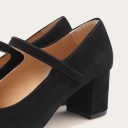Dora High Heels, black suede