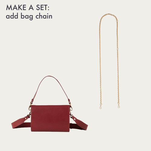 Gala Bag M, claret OUTLET | Balagan Studio