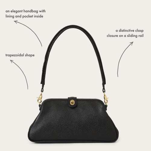 Rofe Vintage Bag M, black OUTLET | Balagan Studio