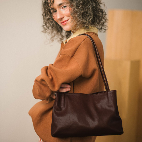 Eva Bag M, deep brown | Balagan Studio
