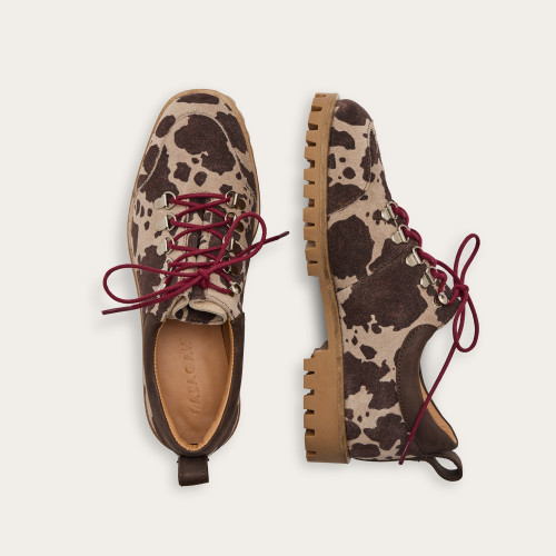 Dolomiti Flats, animal print velvet | Balagan Studio