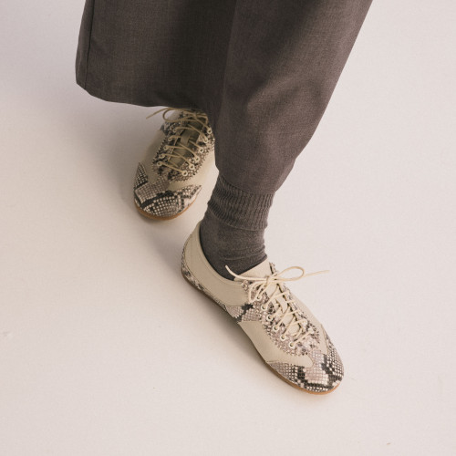 Milano Sneakers, off white python pattern | Balagan Studio