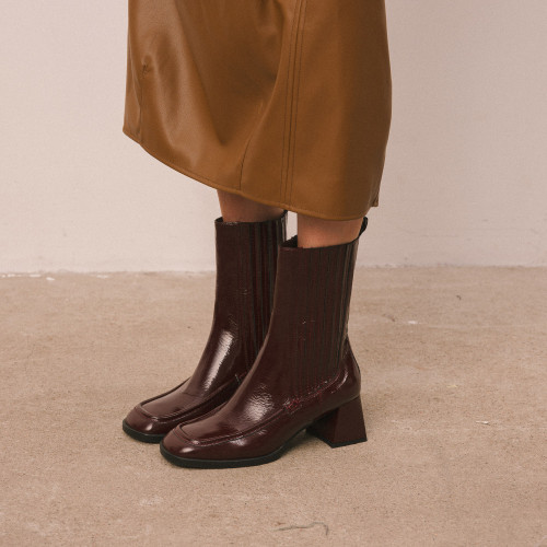Zora Boots, glossy bordo | Balagan Studio