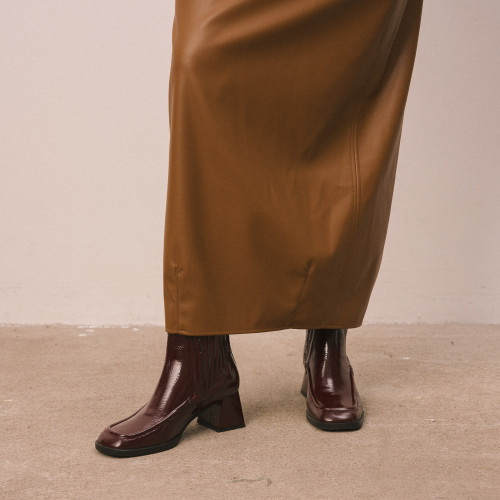 Zora Boots, glossy bordo | Balagan Studio