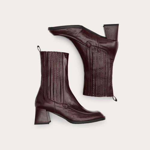 Zora Boots, glossy bordo | Balagan Studio