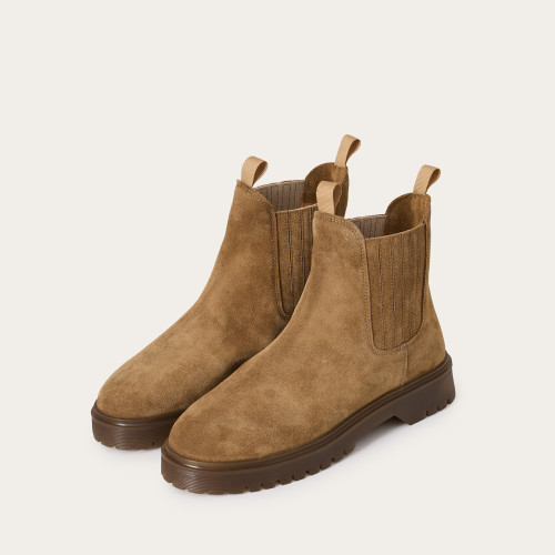 Tiul botki, ziemisty welur I Balagan Studio