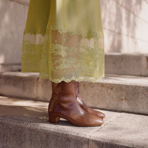 Stav Boots, caramel croco | Balagan Studio