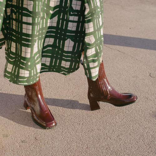 Zora Boots, glossy bordo | Balagan Studio