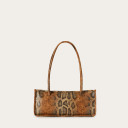 Baguette Bag M, ginger python pattern