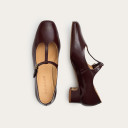 Marlene Heels, glossy bordo