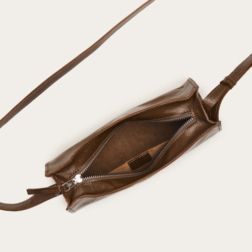 Minnie Bag S, glossy brown | Balagan Studio