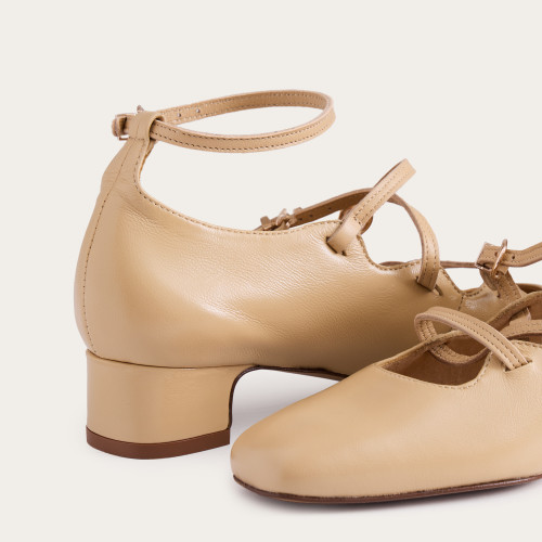 Alis Heels, beige | Balagan Studio